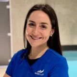 Alessia responsable de centre à Collombey, chez Physio Clinics, pour les soins de balnéothérapie