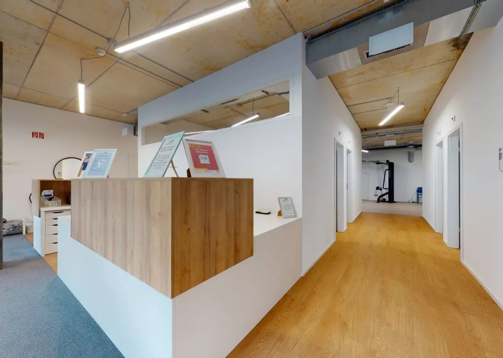 Réception chez Physio Clinics à La Chaux-de-Fonds