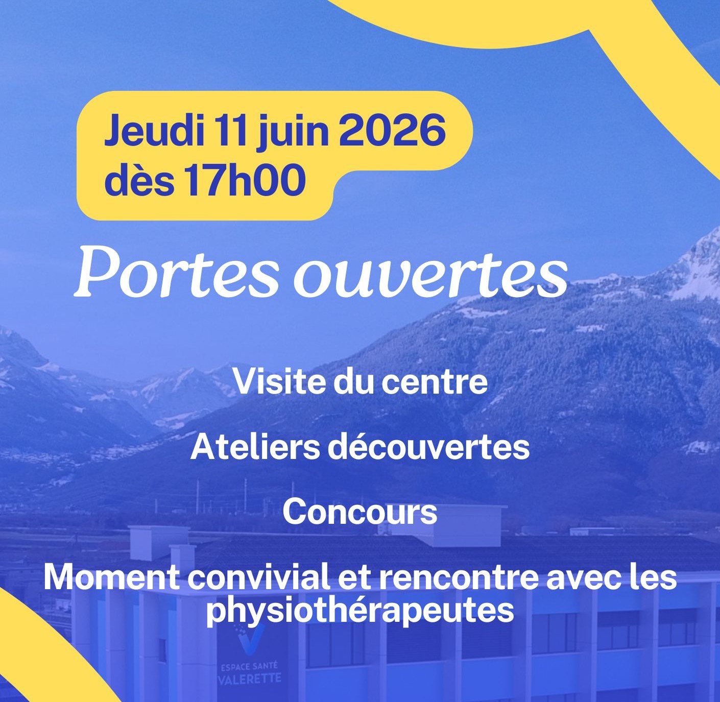 Portes-ouvertes Aigle Valerette - Physio Clinics.