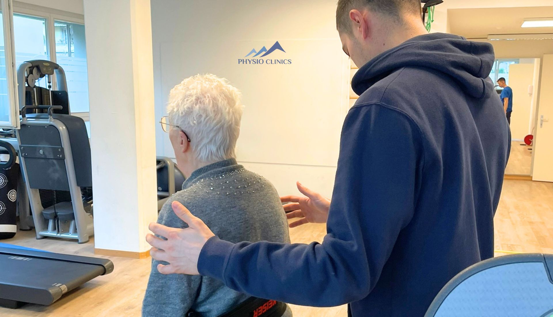 Physiothérapie pour personnes âgées chez Physio Clinics. A domicile, en EMS ou en cabinet.